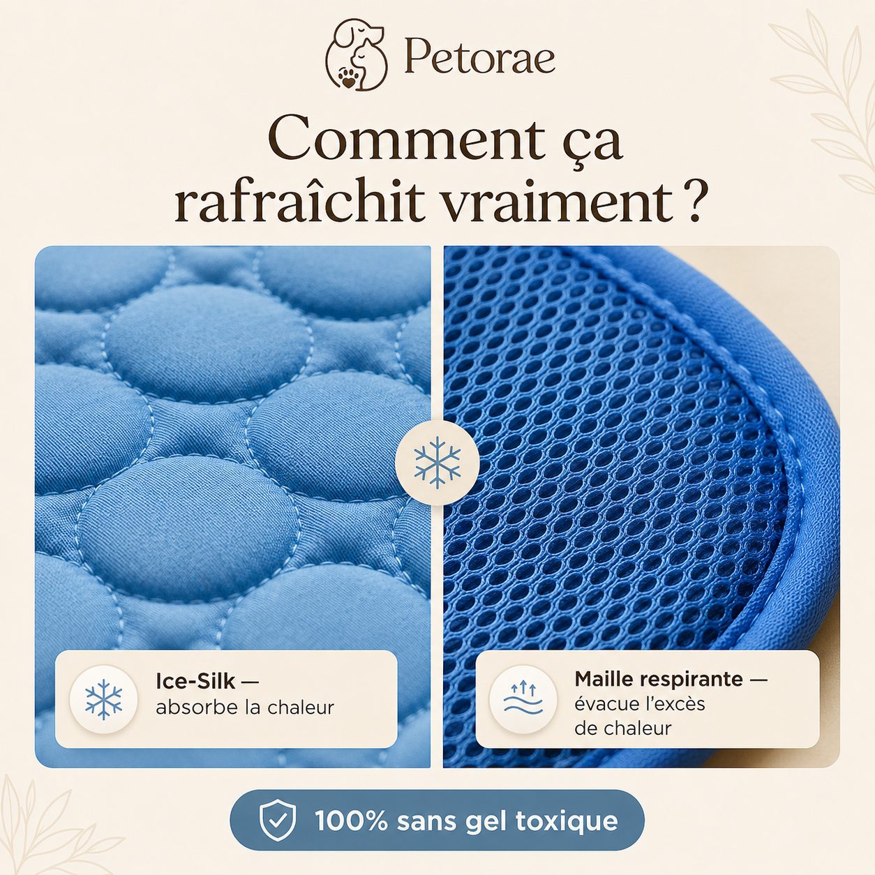 Comment le Tapis Fraîcheur rafraîchit votre animal